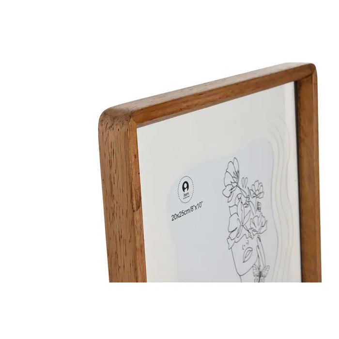Photo frame Home ESPRIT White Brown Crystal Acacia Scandinavian 27 x 2,8 x 32 cm - Декорация и Осветление<<<Дом