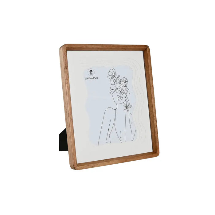 Photo frame Home ESPRIT White Brown Crystal Acacia Scandinavian 27 x 2,8 x 32 cm - Декорация и Осветление<<<Дом
