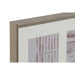 Photo frame Home ESPRIT White Brown Natural Crystal polystyrene Urban 29 X 3 X 23 cm (2 Units) - Декорация и