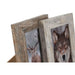 Photo frame Home ESPRIT White Natural Crystal polystyrene Scandinavian 14,5 x 2 x 20 cm (2 Units) - Декорация и