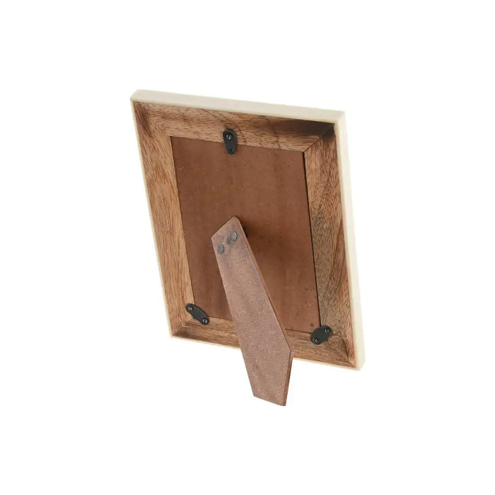 Photo frame Home ESPRIT White Natural Resin Mango wood Urban - Декорация и Осветление<<<Дом Градина<<<BigBuy&&&Рамки за