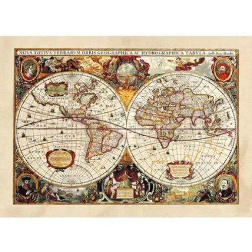 PHOTO WALLPAPER PREMIUM MAXI 160X110 CM. 1Ch. WORLD MAP - Фототапети<<<Тапети и фототапети<<<Мебели и