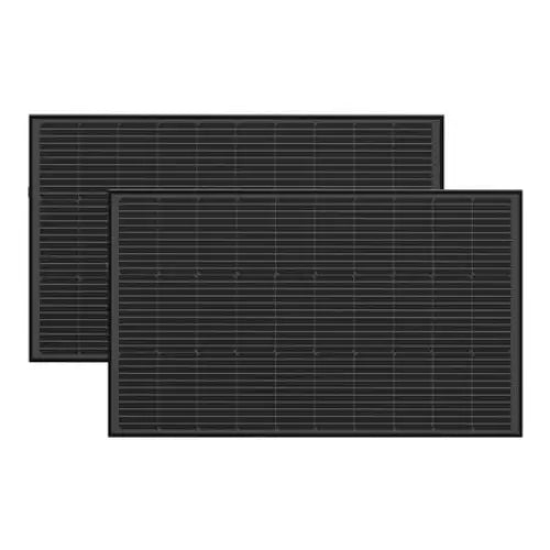 Photovoltaic panel set 2x EcoFlow 100W (rigid structure) - Photovoltaic panels<<<Photovoltaic
