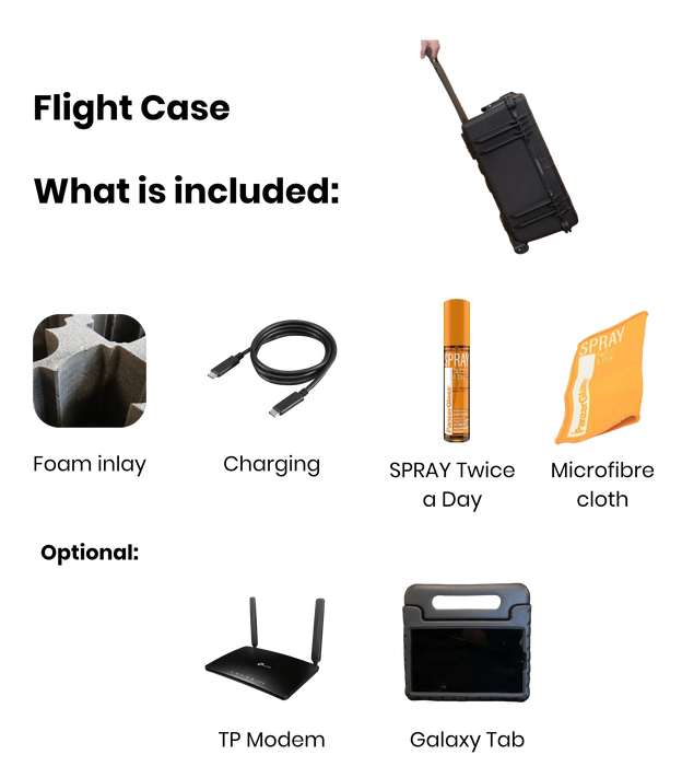 VR Expert Set 6 pcs. PICO Neo 3 VR glasses, case, router, tablet and accessories