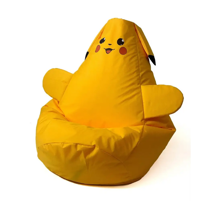 Pikachu yellow Sako bag pouffe L 105 x 80 cm - Poufs for children/youthPUF-DZI<<<Poufs and footrestsPUF<<<ActionPL