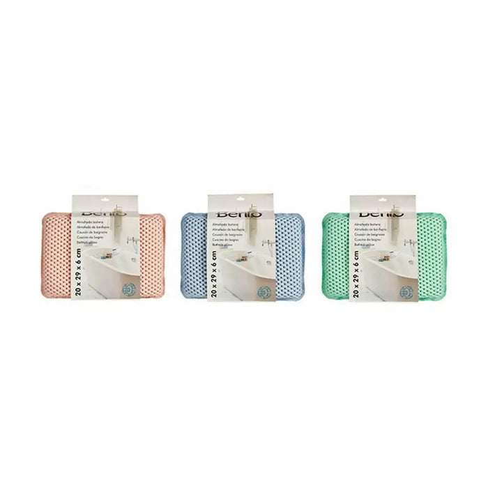 Pillow Berilo Light Green 100 % PVC 20 x 6 x 29 cm Bathtub (12 Units) - Баня<<<Дом Градина<<<BigBuy&&&Аксесоари и