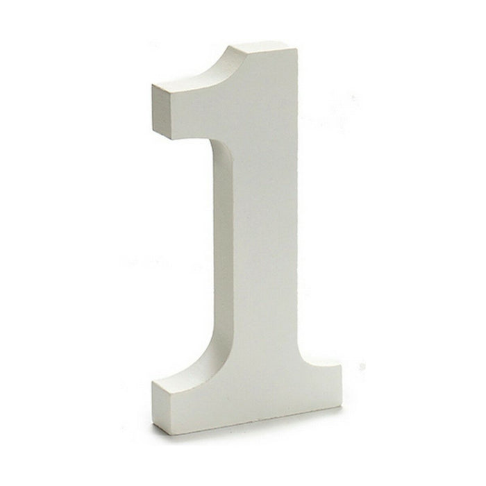 Number Pincello 1 White 1,8 x 21 x 17 cm (12 Units)