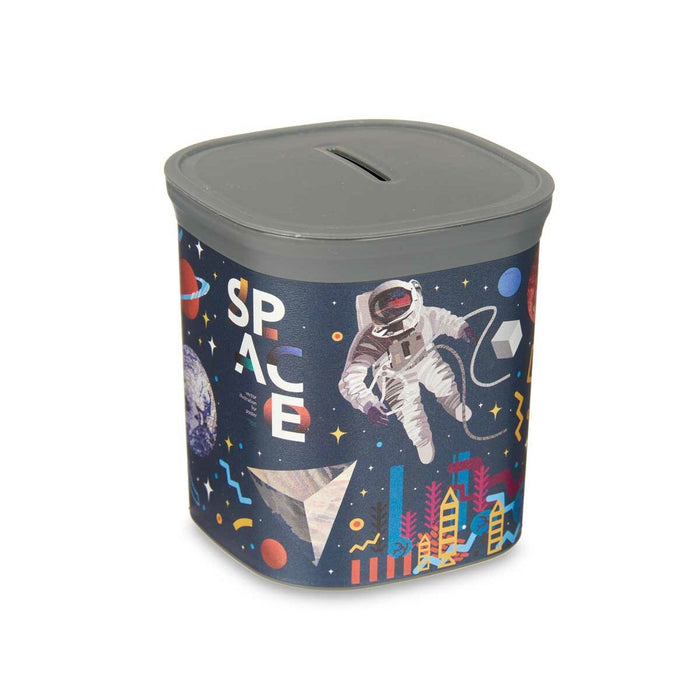 Money box Pincello Plastic Astronaut 9 x 10,2 x 9 cm Multicolour (48 Units)