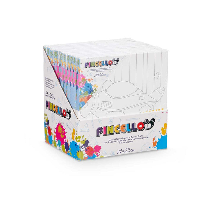 Canvas Pincello Wood Cloth 12 Units