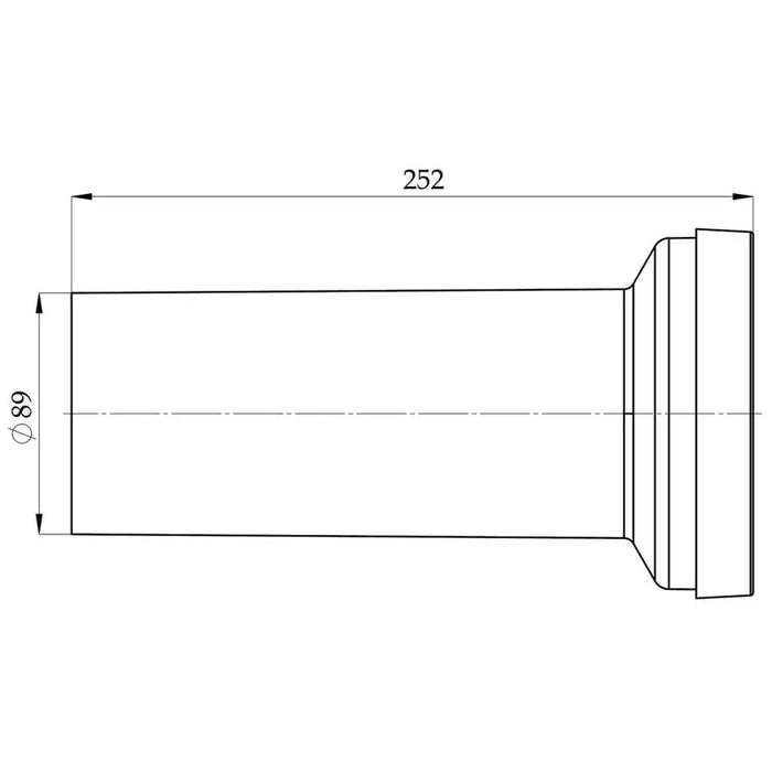 PIPE FOR STRUCTURE NIKIPLAST - Маншони<<<Санитарна керамика и аксесоари<<<Баня<<<Praktiker&&&Маншони<<<Вик<<<Строителни
