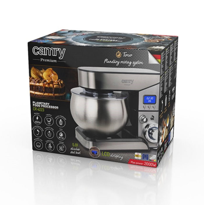 Planetary food processor Camry CR 4223 LCD 2000 W - Food processorsAGD-ROK<<<Home Appliance - ProductsAGD<<<ActionPL