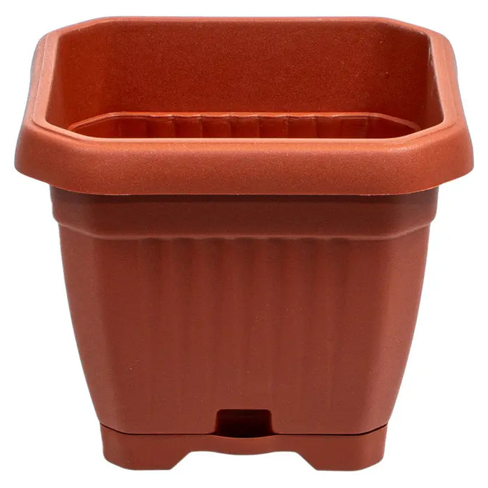 PLASTIC POT 12X12CM RECA PLAST GAIA - Саксии<<<Саксии кашпи и цветарници<<<Градина<<<Praktiker