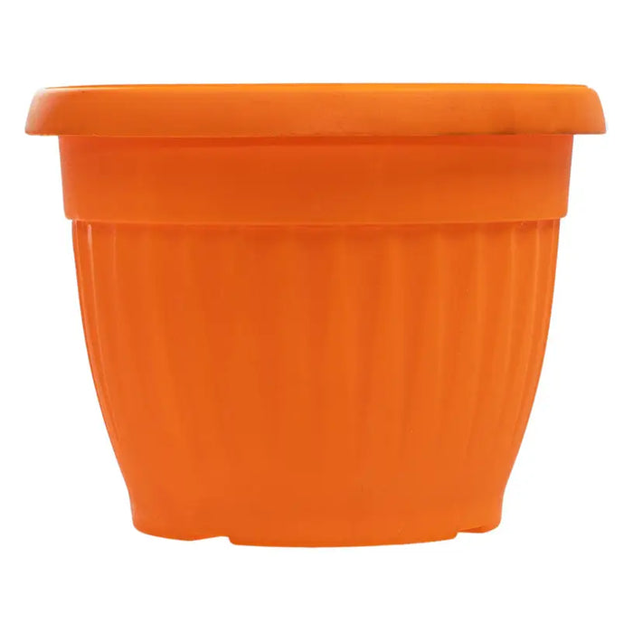 PLASTIC POT F14CM RIB - Саксии<<<Саксии кашпи и цветарници<<<Градина<<<Praktiker&&&Саксии<<<Саксии кашпи и