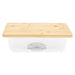 PLATE WITH PLASTIC LID 24X19CM Z1155 ZOKURA - Сервизи чаши и чинии<<<Домашни потреби<<<Кухня<<<Praktiker