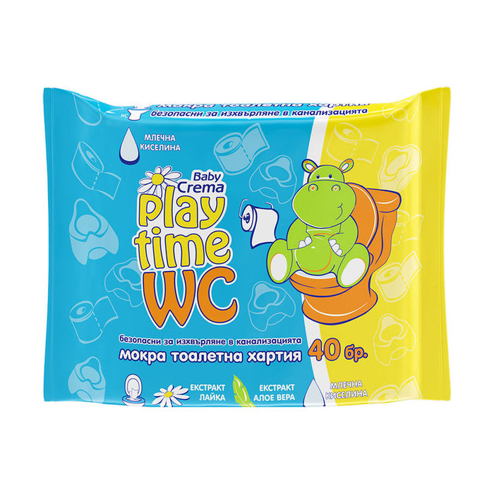 WET TOILET PAPER 40 PCS PLAY TIME