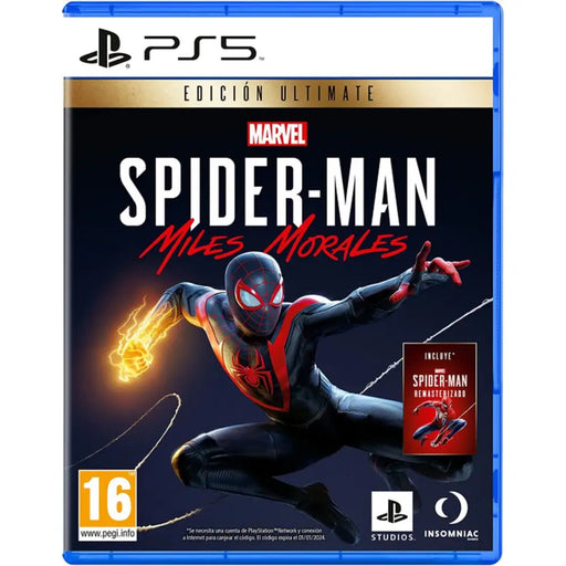 PlayStation 5 Video Game Sony MARVEL SPIDERMAN MILES MORALES ULT ED - Електроника Игри<<<Компютри|