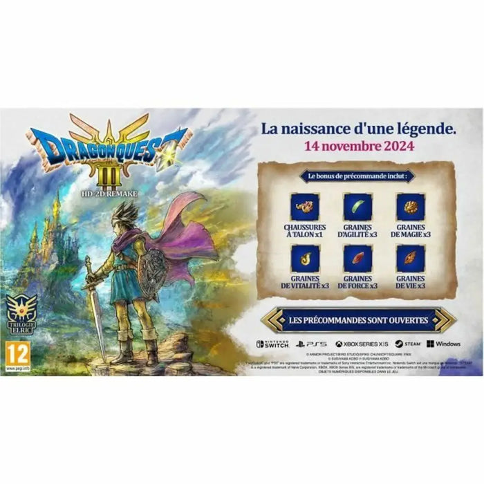 PlayStation 5 Video Game Square Enix Dragon Quest III Hd-2d Remake - Електроника Игри<<<Компютри|