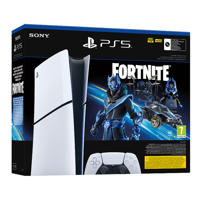 Console PlayStation 5 (Slim) Digital Edition + Fortnite® Cobalt Star