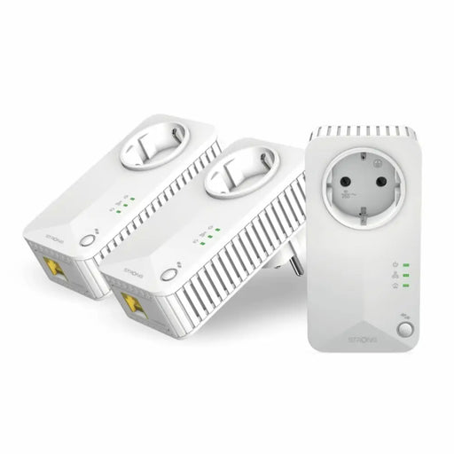 PLC Adapter STRONG - Компютър Мрежи и компоненти<<<Компютри| Електроника<<<BigBuy&&&Home Plug мрежи<<<Компютър Мрежи и