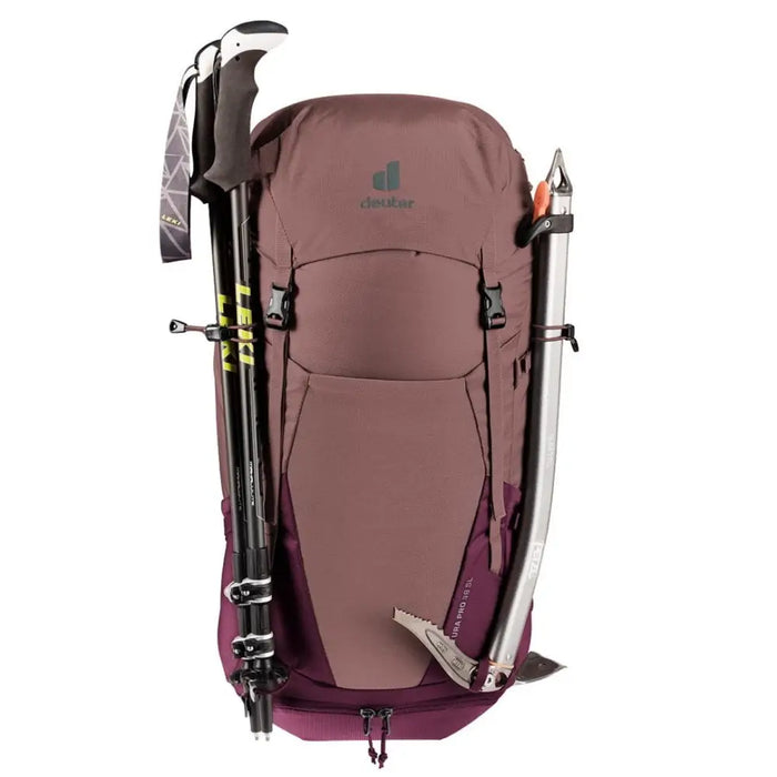 Plecak turystyczny damski Deuter Futura Pro 38 SL - ashrose/cassis - Bags backpacks