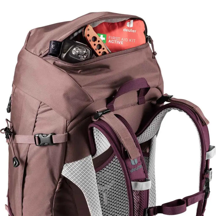 Plecak turystyczny damski Deuter Futura Pro 38 SL - ashrose/cassis - Bags backpacks