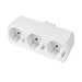 Plug adapter Silver Electronics SCHUKO Silver (3 Units) - Сигурност Удома<<<Дом Градина<<<BigBuy&&&Смарт