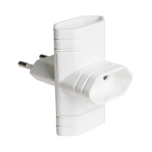 Plug adapter Solera 6009 Triple 250 V White 10 A 2300 W - Сигурност Удома<<<Дом Градина<<<BigBuy&&&Смарт