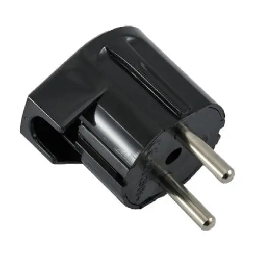 PLUG ANGLE 16A BLACK MELOPLAM - Щепсели и куплунги<<<Електроматериали<<<Praktiker&&&Щепсели и