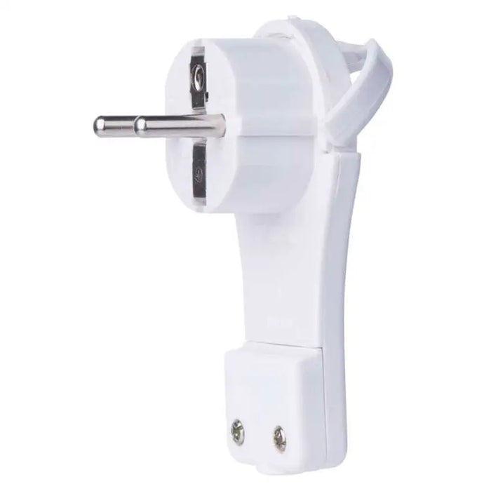 PLUG EMOS FLAT CORNER WHITE P0059 - Щепсели и куплунги<<<Електроматериали<<<Praktiker&&&Щепсели и