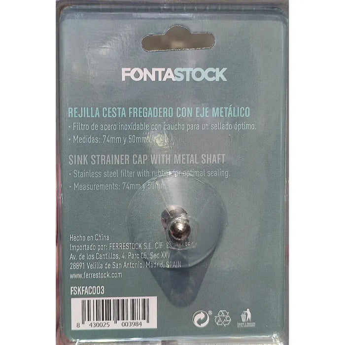 Plug Fontastock (74 x 59 x 8 mm) - Баня<<<Дом Градина<<<BigBuy&&&Аксесоари и кранчета<<<Баня<<<Дом Градина<<<BigBuy