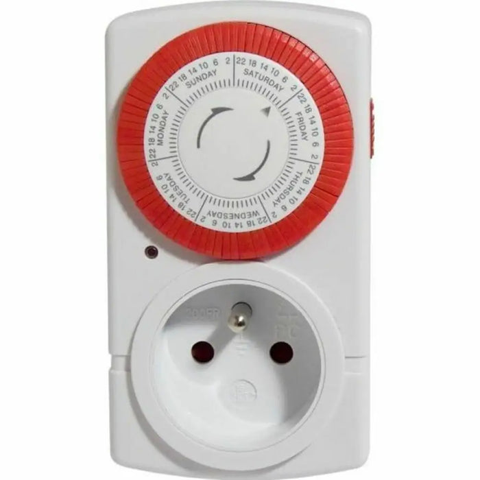 Plug with analogue programmer Chacon - Сигурност Удома<<<Дом Градина<<<BigBuy&&&Смарт щепсели<<<Сигурност Удома<<<Дом