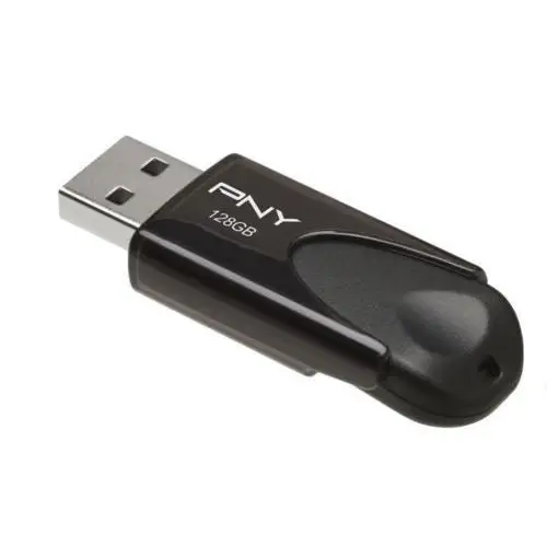 PNY Attaché 4 2.0 128GB USB flash drive USB Type-A Black - FlashDrivesPAM-FLD<<<Memory devicesPAM<<<ActionPL