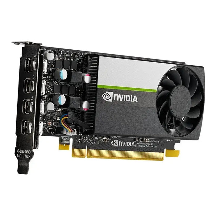 PNY VCNT1000-8GB-SB NVIDIA T1000 8GB GDDR6 4x MINI DISPLAYPORT PCI EXPRESS 3.0 LP - ATX BRACKET SMALL BOX - NVIDIA