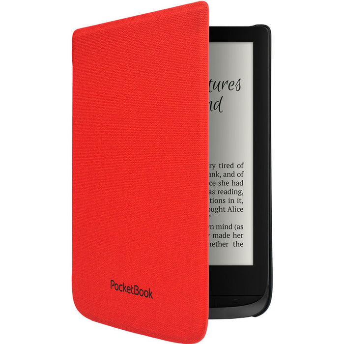 POCKETBOOK CASE Basic4, Basic Lux 2/3/4, Color Shell COVER WPUC-627-S-RD RED and for Touch Lux4/5, Touch HD