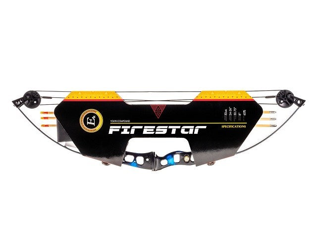 Poe Lang EK Firestar 25 LBS Carbon Blue Compound Bow