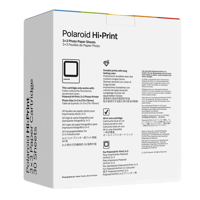 Polaroid Photo Accessory Polaroid Hi Print Paper 3x3 - 30 Sheets 006646