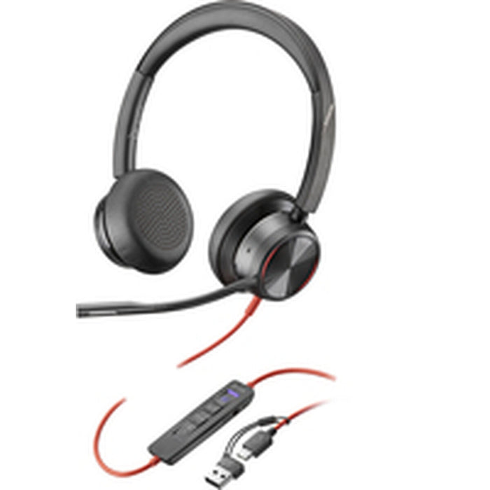 HP Poly Blackwire 8225 Stereo Microsoft Teams Certified USB-C Headset +USB-C/A Adapter SmartBuy