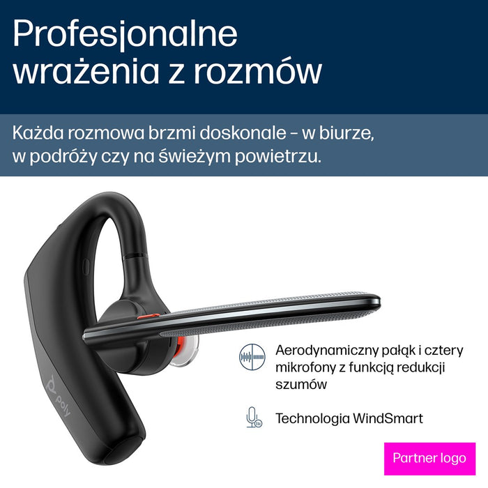 Headphones Poly AV4P5AA#ABB Black
