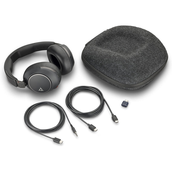 HP Poly Voyager Surround 80 UC USB-C Headset +USB-C/A Adapter SmartBuy