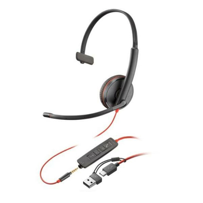 Headphones Poly 8X227AA Black