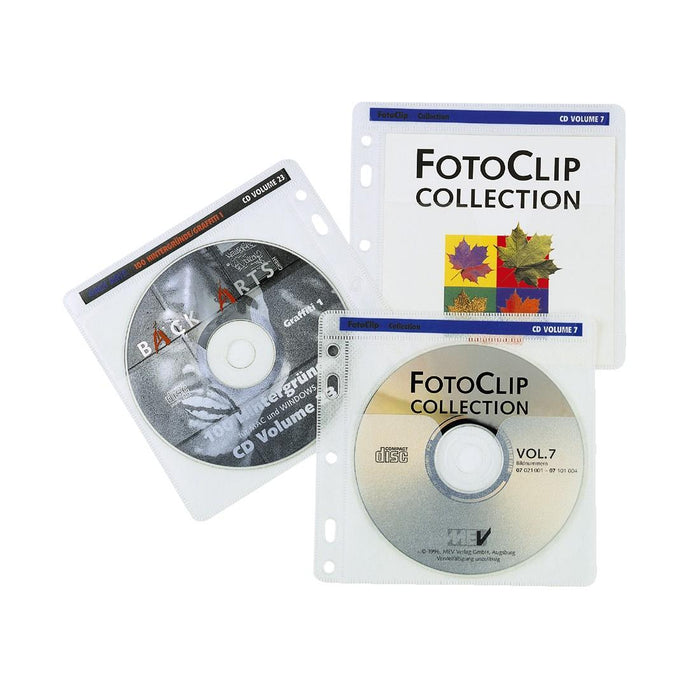 Polyethylene bag HAMA For CD/DVD- 40 pcs. package Transparent - Класьори за CD DVD<<<Офис продукти<<<ValiAPI