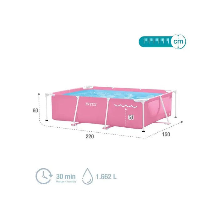 POOL 220X150X60CM INTEX 28266NP - Басейни с рамка<<<Басейни плажни артикули и оборудване<<<Градина<<<Praktiker