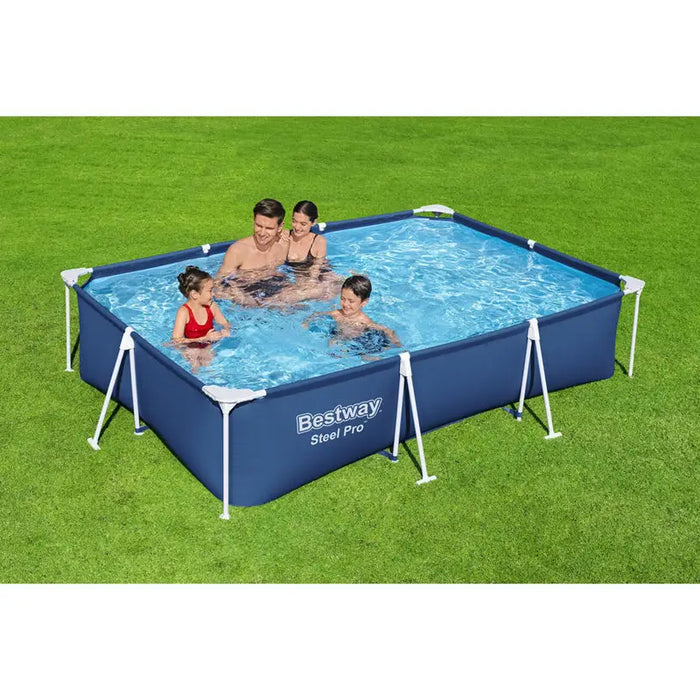 POOL 300X201X66CM BESTWAY 56404 - Басейни с рамка<<<Басейни плажни артикули и оборудване<<<Градина<<<Praktiker
