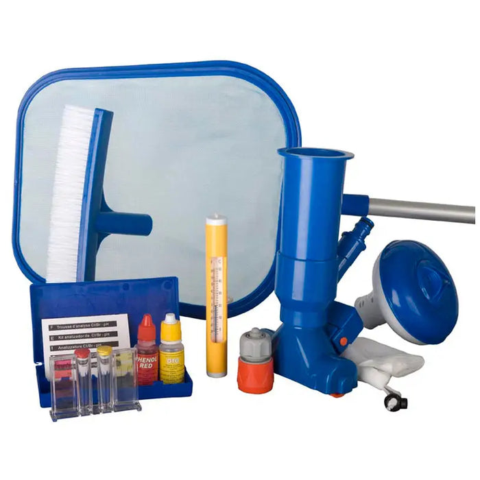 POOL CLEANING KIT WITH FILTER + VACUUM HEAD GRE 08050 - Почистване<<<Басейни плажни артикули и