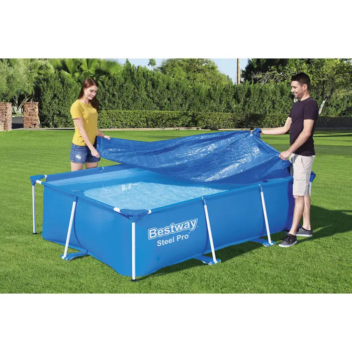POOL COVER 259X170CM BESTWAY 58105 - Покривала и подложки<<<Басейни плажни артикули и оборудване<<<Градина<<<Praktiker