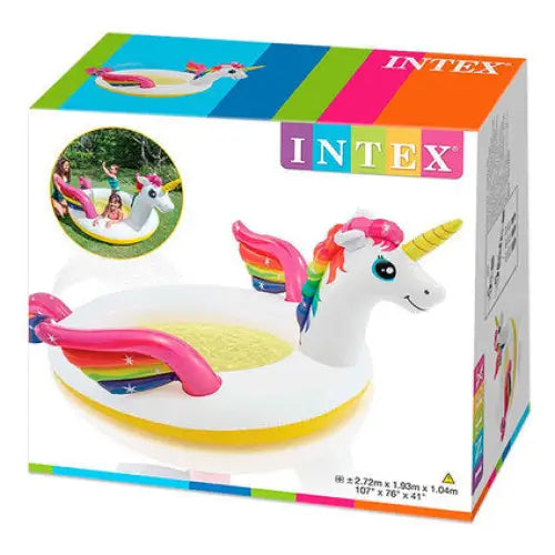 POOL F272X193CM UNICORN WITH SPRAYER INTEX 57441NP - Надуваеми басейни<<<Басейни плажни артикули и