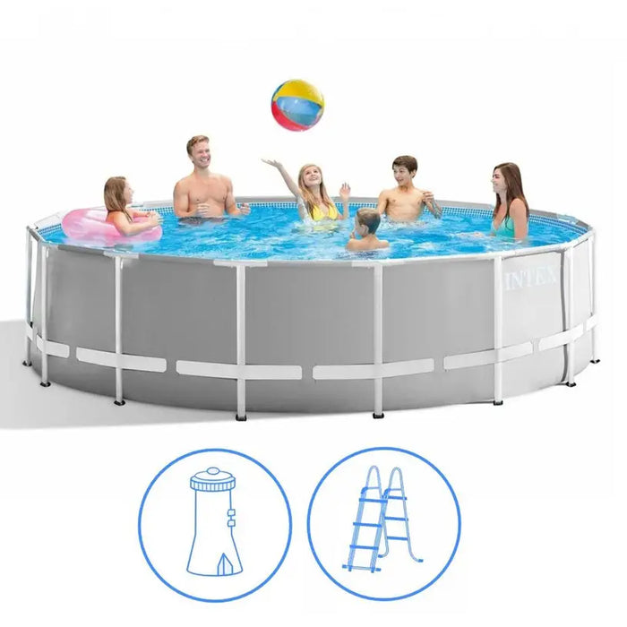 POOL F366X99CM INTEX 26716NP - Басейни с рамка<<<Басейни плажни артикули и оборудване<<<Градина<<<Praktiker