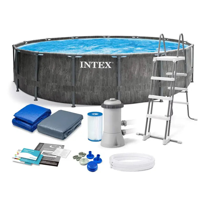 POOL F457X122CM INTEX 26742NP - Басейни с рамка<<<Басейни плажни артикули и оборудване<<<Градина<<<Praktiker&&&Басейни