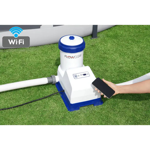 POOL FILTER PUMP WI-FI 7570L/H BESTWAY 58680 - Филтърни помпи хлоринатори нагреватели<<<Басейни плажни артикули и