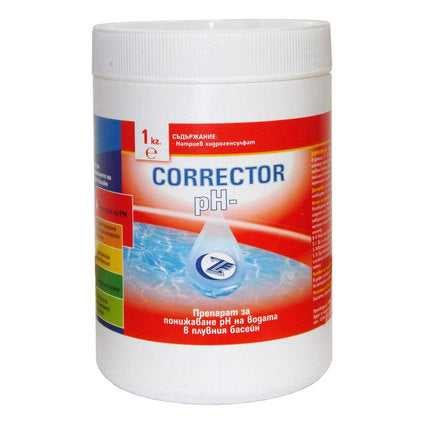 PREPARATION FOR LOWERING THE PH- OF POOL WATER POOL FRIEND SANIFORT